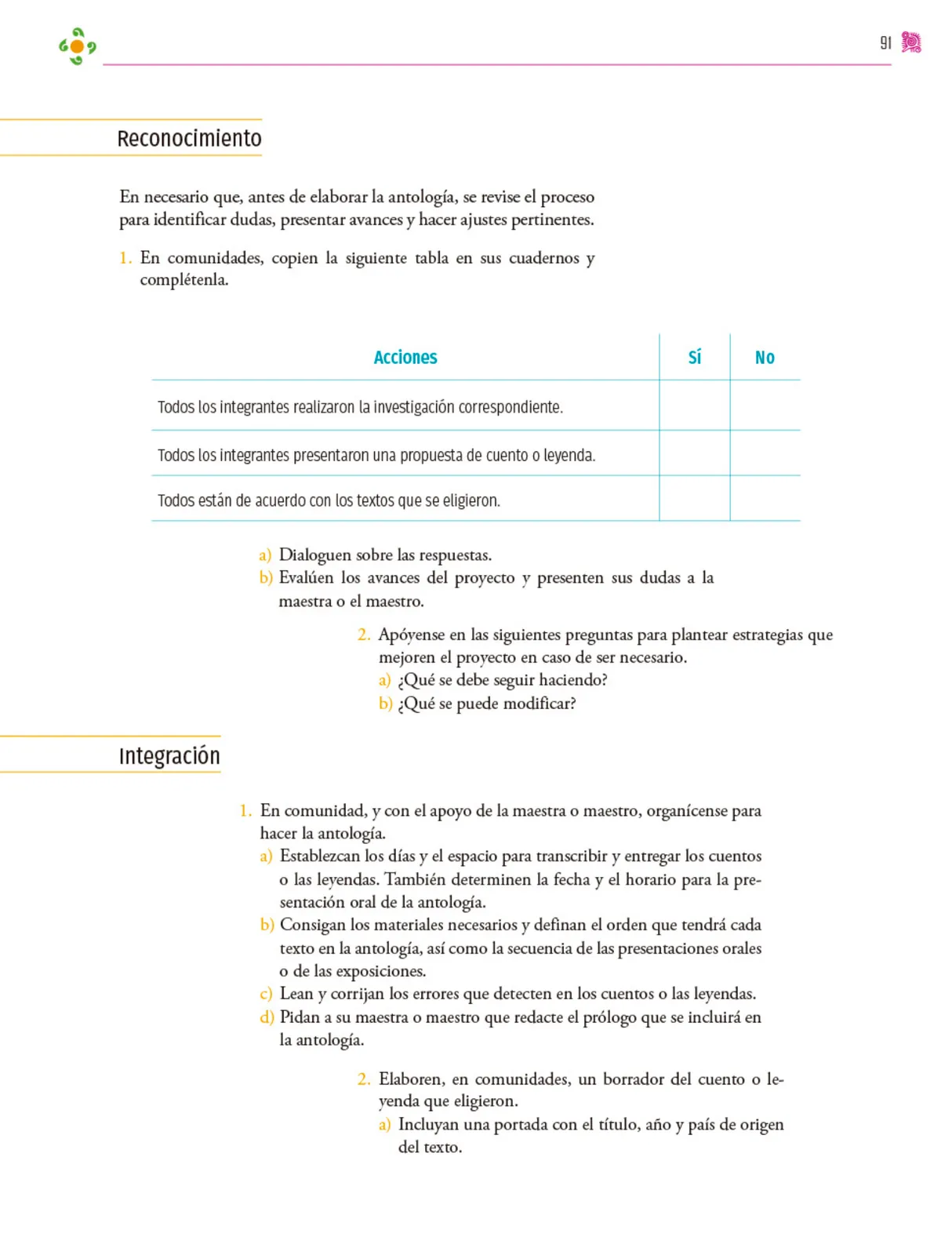 Página 92 de Colección Sk´asolil. Nuestro libro de proyectos. Libro de Educación Secundaria Grado 2° Ciclo Escolar 2025 - 2026