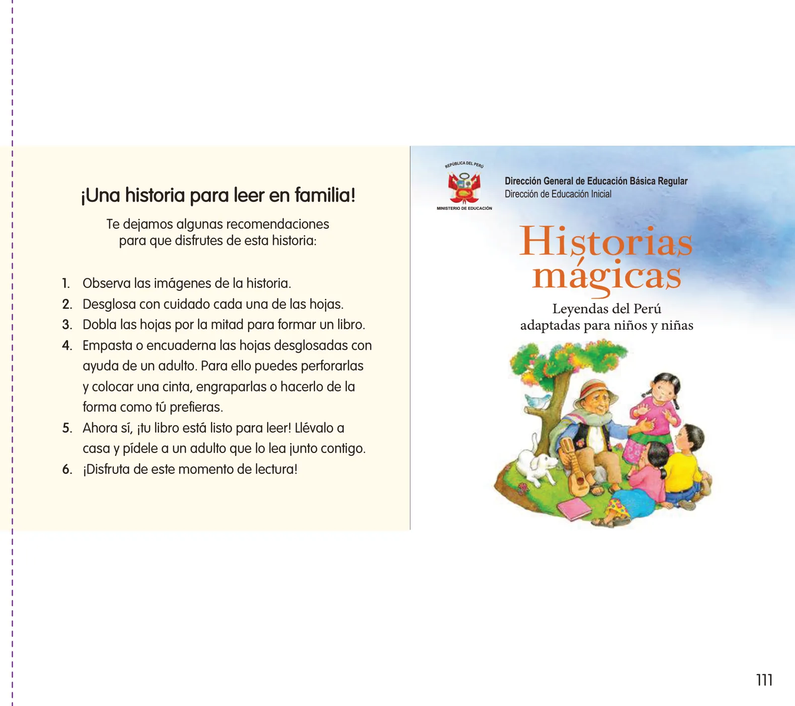 Página 113 de Crea, resuelve y aprende. Material impreso para niñas y niños de 5 años · 2024