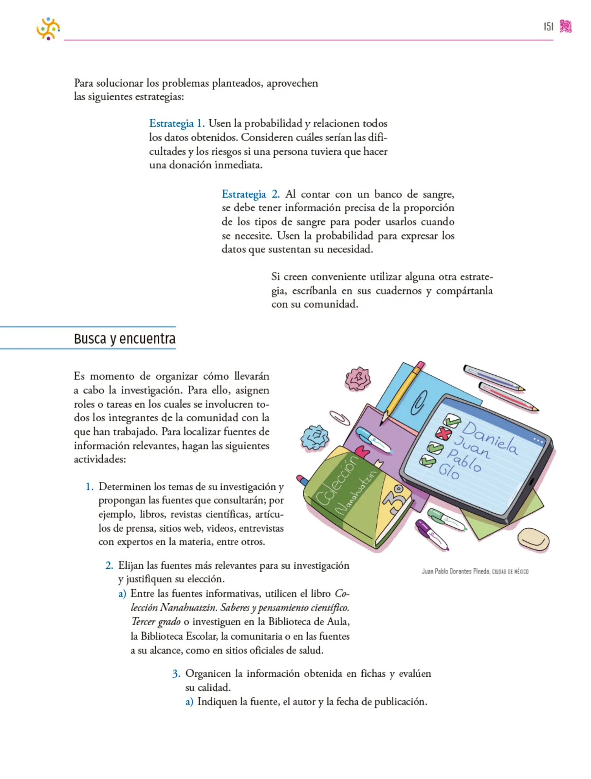 Página 152 de Colección Nanahuatzin. Nuestro libro de proyectos. Libro de Educación Secundaria Grado 3° Ciclo Escolar 2025 - 2026