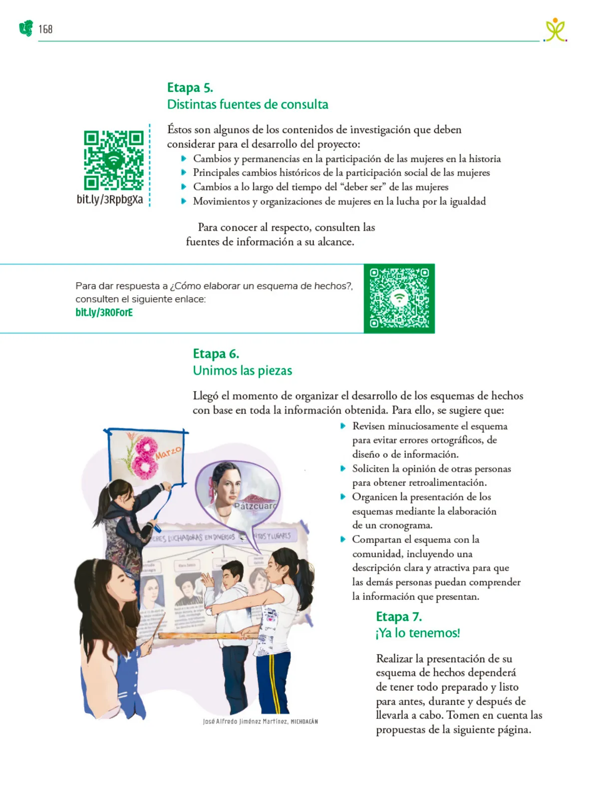 Miniatura página 169 de Colección Ximhai. Nuestro libro de Proyectos.  Tomo III.  Libro de Educación Telesecundaria Grado 1°  Ciclo Escolar 2025 - 2026