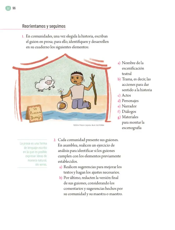 Página 99 de Proyectos Comunitarios. Libro de Educación Primaria Grado 5° Ciclo Escolar 2025 - 2026