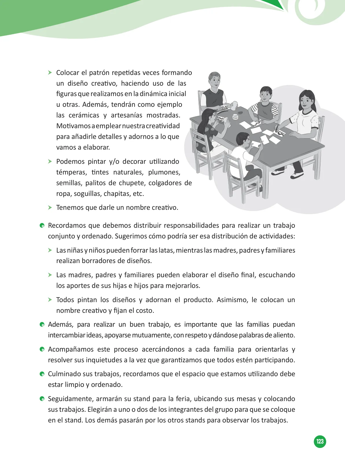 Miniatura página 125 de Guía para el trabajo docente con las familias del ciclo V de Primaria · 2016