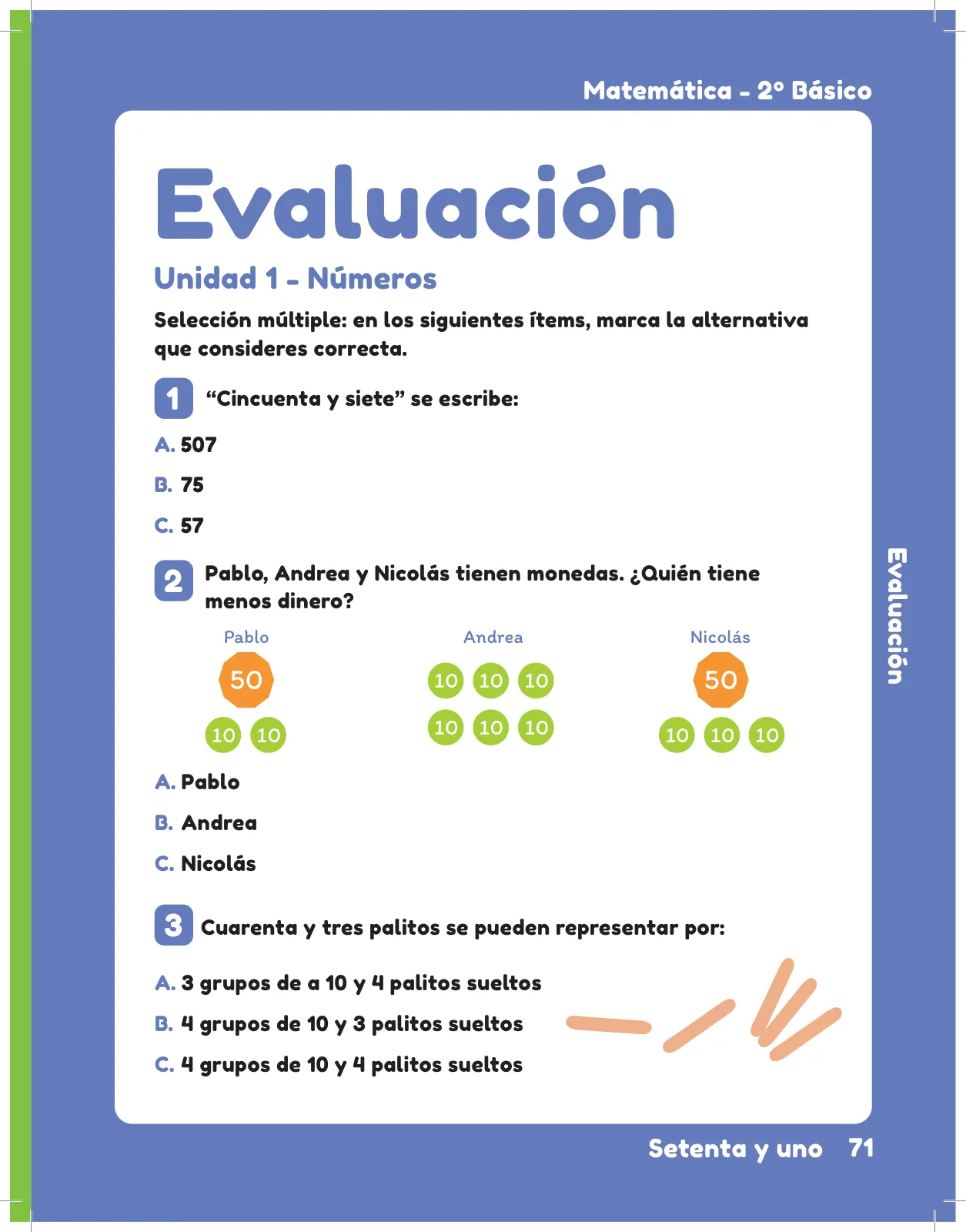 Miniatura página 73 de Sumo Primero – Segundo Básico | Texto del Estudiante MINEDUC – Descargar PDF · 2024