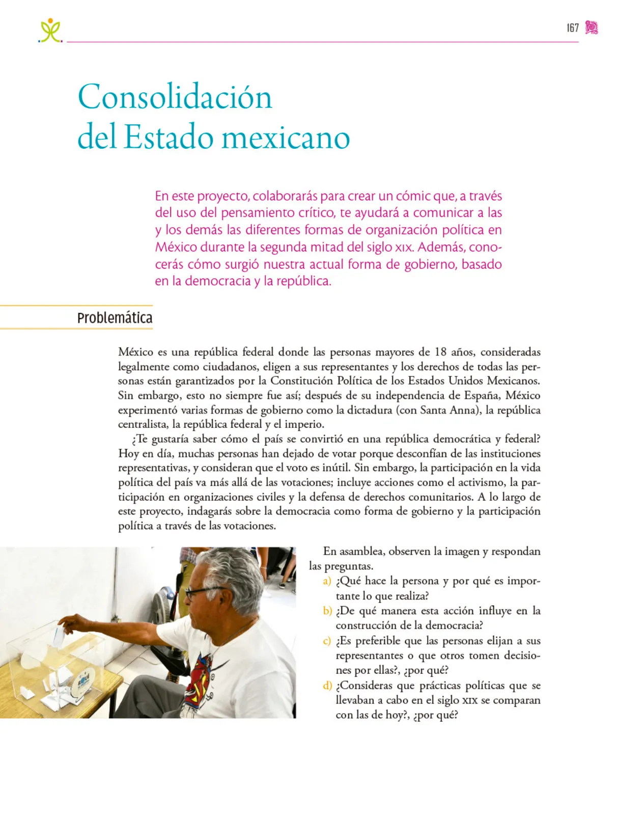 Miniatura página 168 de Colección Sk´asolil. Nuestro libro de proyectos.   Libro de Educación Secundaria Grado 2°  Ciclo Escolar 2025 - 2026