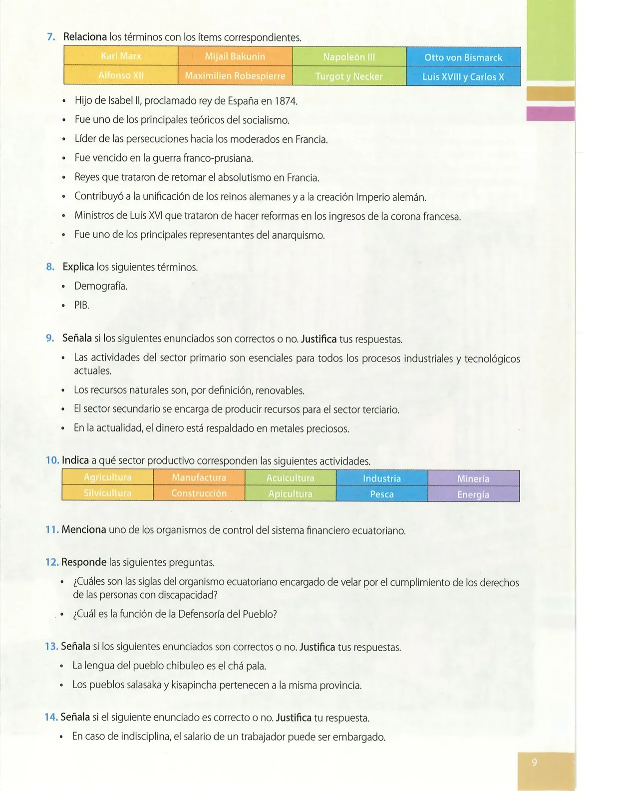 Página 8 de Estudios Sociales · 10 EGB · 2025
