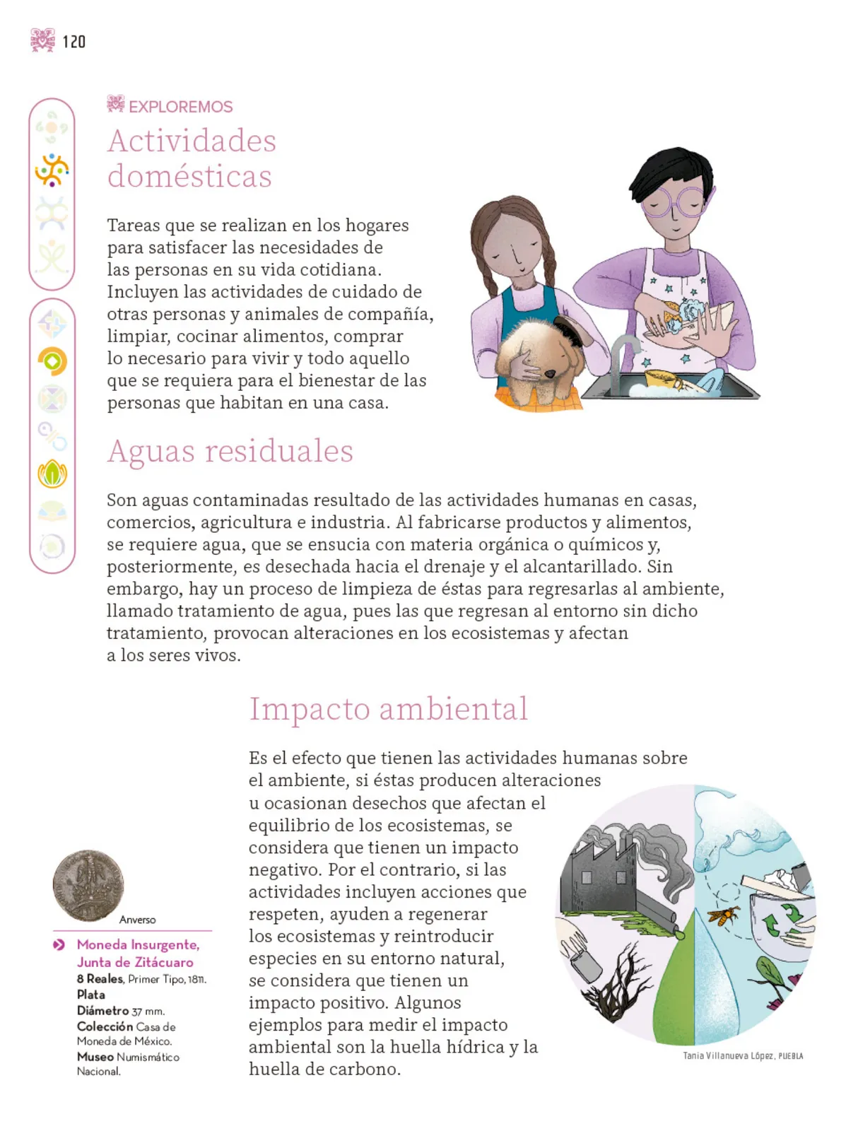 Página 121 de Nuestros saberes: Libro para alumnos, maestros y familia.   Libro de Educación Primaria Grado 3°  Ciclo Escolar 2025 - 2026