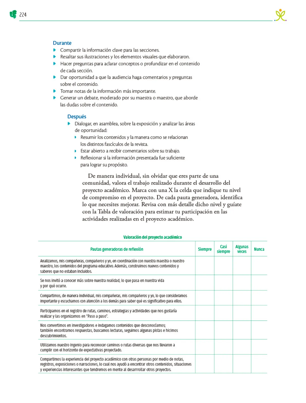 Miniatura página 225 de Colección Nanahuatzin. Nuestro libro de Proyectos. Tomo I.   Libro de Educación Telesecundaria Grado 3°  Ciclo Escolar 2025 - 2026