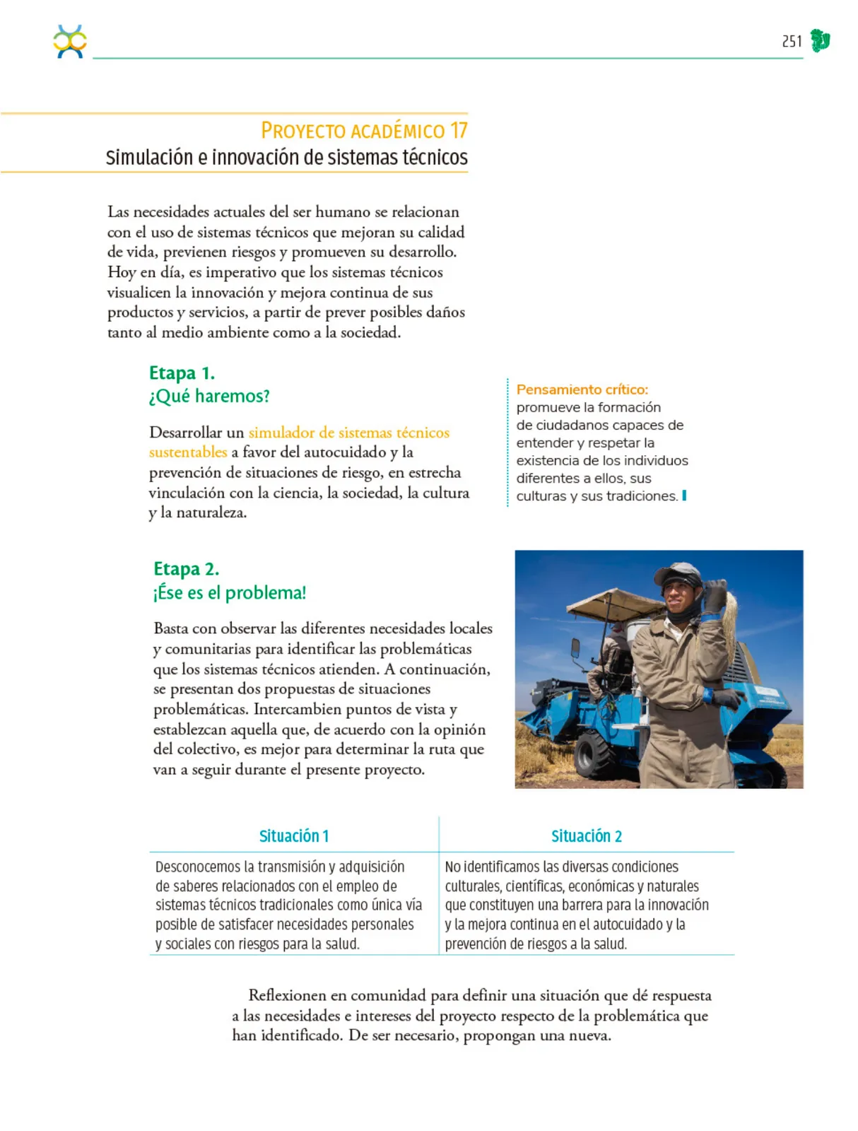 Miniatura página 252 de Colección Sk´asolil. Nuestro libro de Proyectos.  Tomo III.  Libro de Educación Telesecundaria Grado 2°  Ciclo Escolar 2025 - 2026