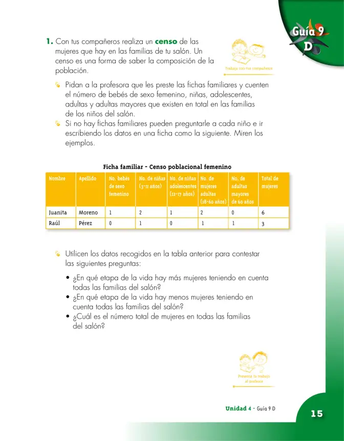 Página 15 de Ciencias Naturales 3° · Cartilla 02