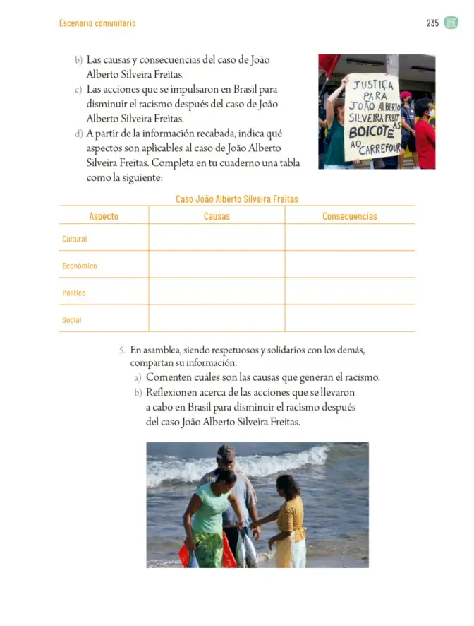 Página 238 de Proyectos Comunitarios. Libro de Educación Primaria Grado 6° Ciclo Escolar 2025 - 2026
