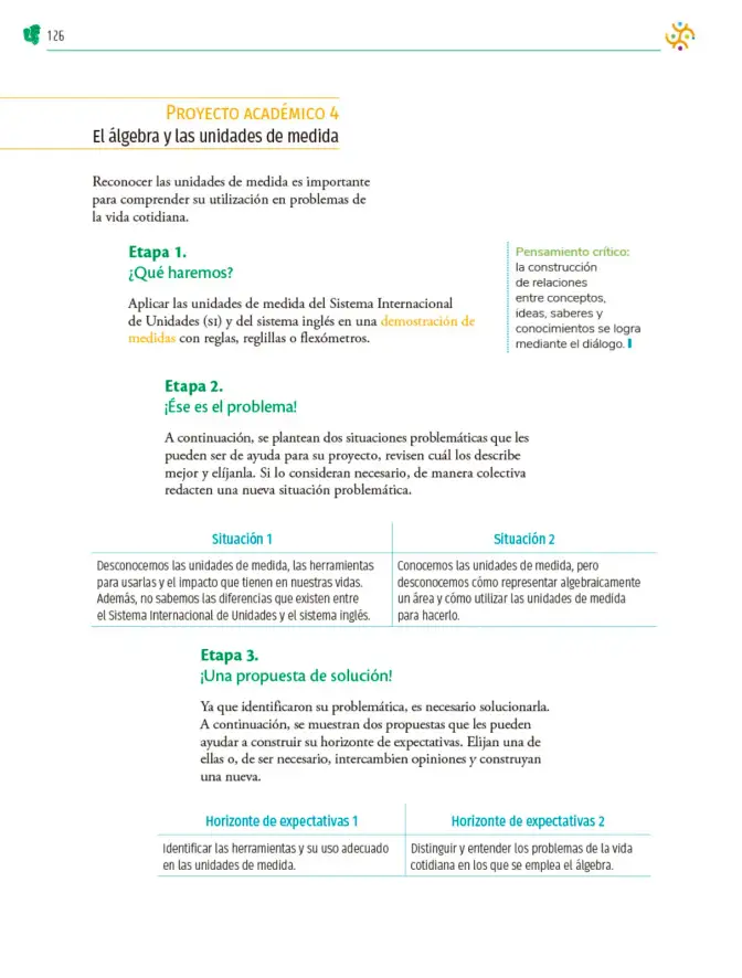 Página 127 de Colección Sk´asolil. Nuestro libro de Proyectos. Tomo I. Libro de Educación Telesecundaria Grado 2° Ciclo Escolar 2025 - 2026