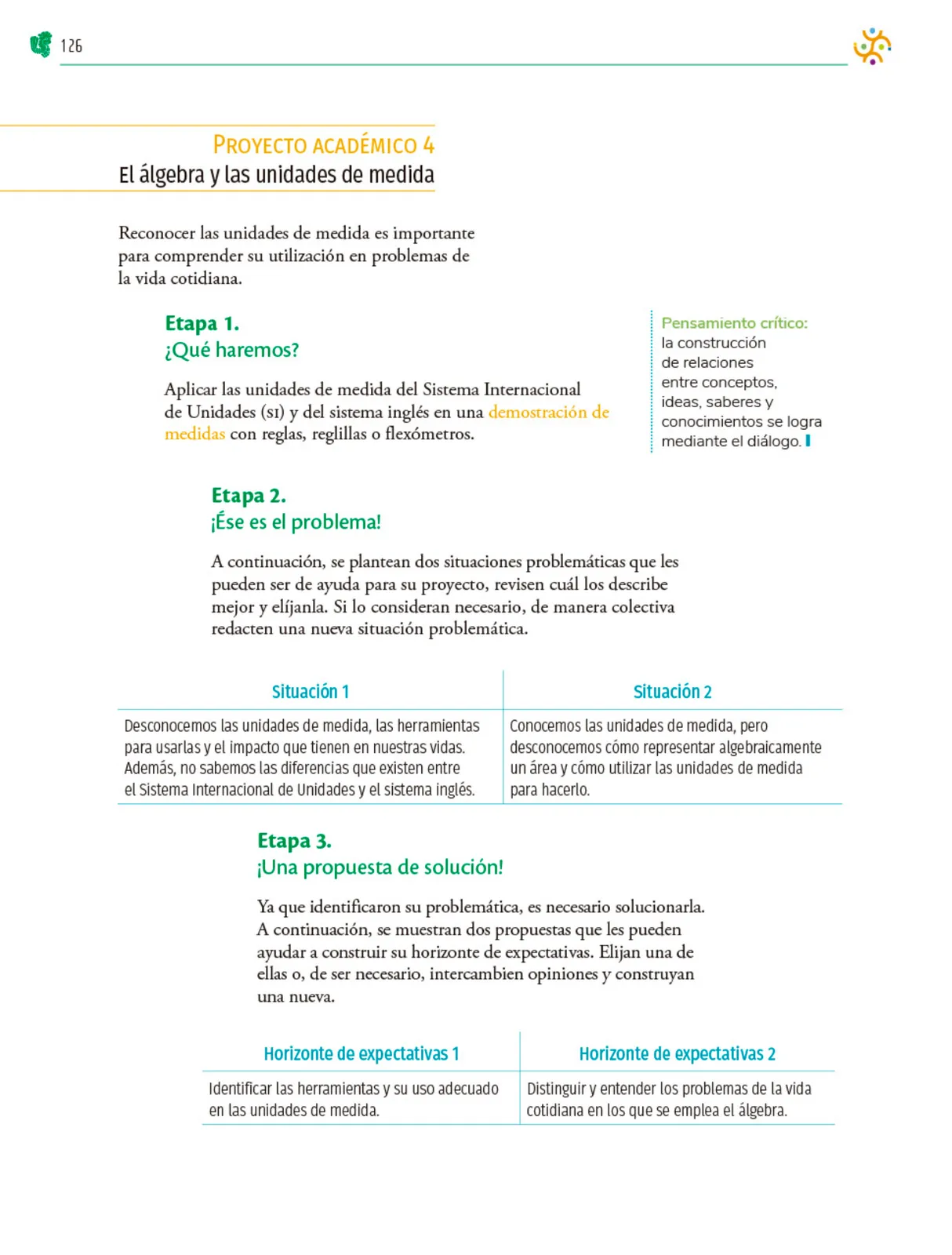 Miniatura página 127 de Colección Sk´asolil. Nuestro libro de Proyectos. Tomo I.    Libro de Educación Telesecundaria Grado 2°  Ciclo Escolar 2025 - 2026