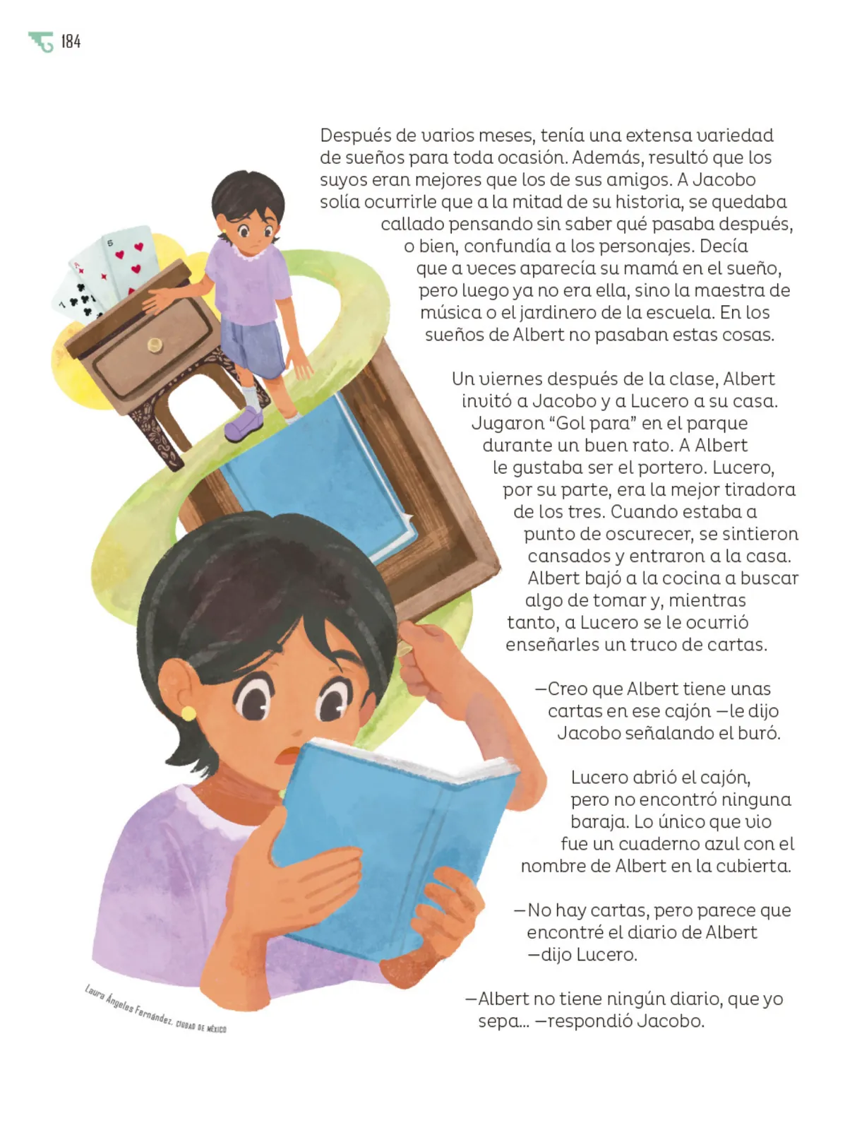 Miniatura página 185 de Múltiples lenguajes.   Libro de Educación Primaria Grado 5°  Ciclo Escolar 2025 - 2026