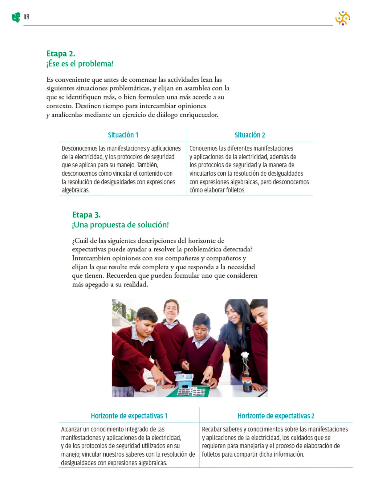 Página 119 de Colección Sk´asolil. Nuestro libro de Proyectos. Tomo II. Libro de Educación Telesecundaria Grado 2° Ciclo Escolar 2025 - 2026