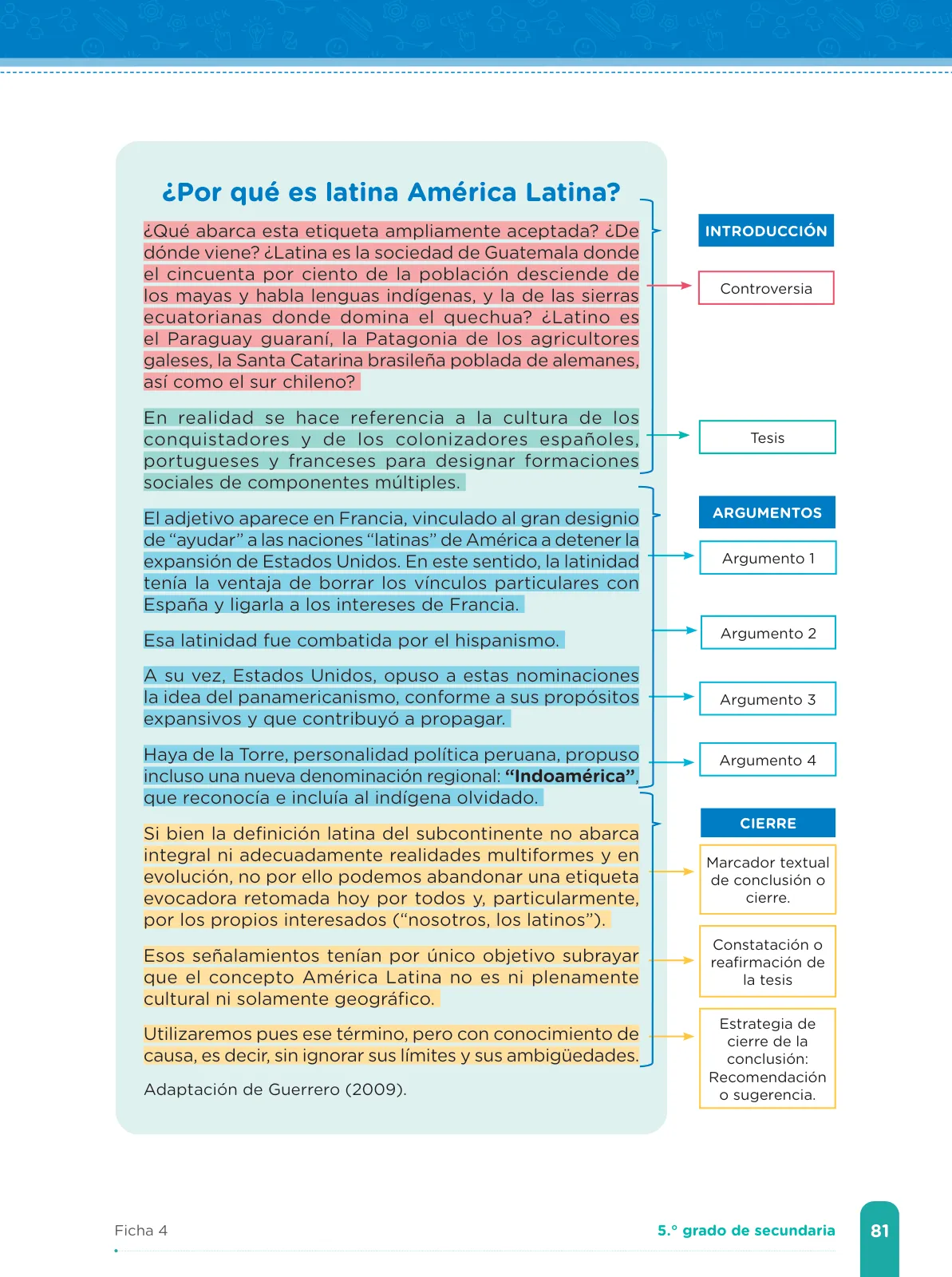 Página 83 de Fichas de aprendizaje de Comunicación 5 · 2024