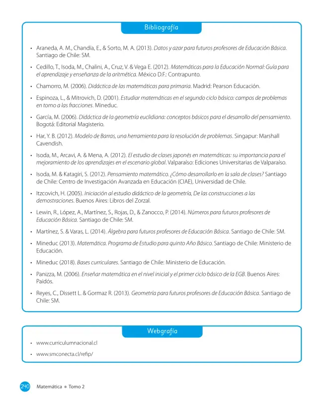 Página 242 de Sumo Primero – Quinto Básico | Texto del Estudiante MINEDUC – Descargar PDF · 2024