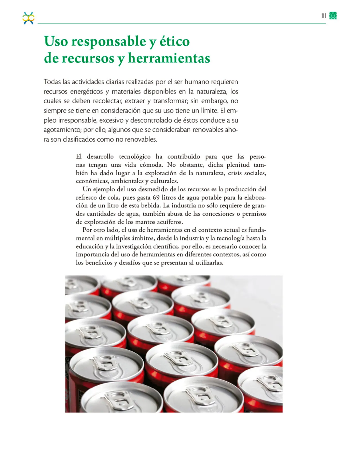 Página 112 de Colección Ximhai. De lo humano y lo comunitario.   Libro de Educación Telesecundaria Grado 1°  Ciclo Escolar 2025 - 2026