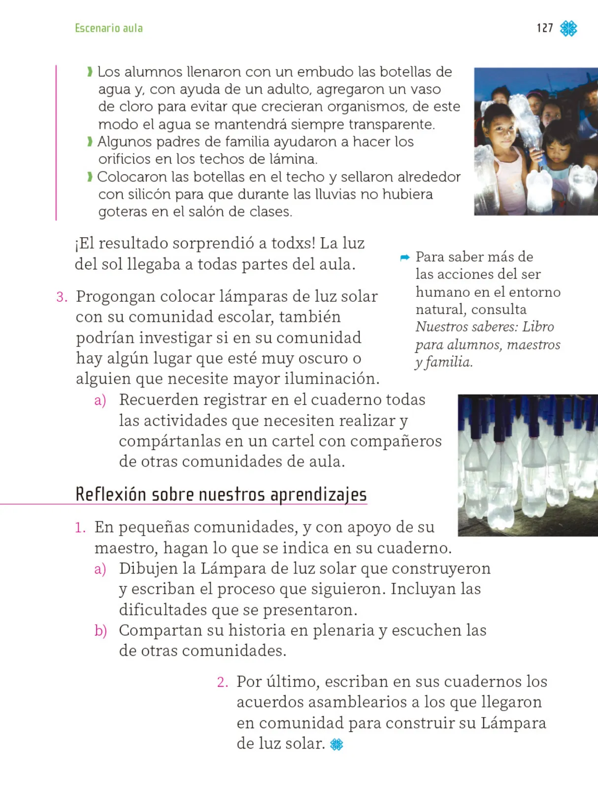 Miniatura página 128 de Proyectos de Aula.   Libro de Educación Primaria Grado 1°  Ciclo Escolar 2025 - 2026