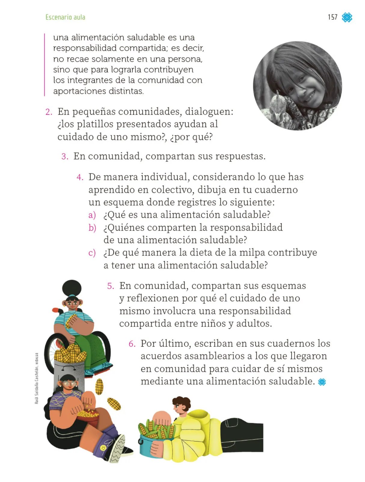 Miniatura página 158 de Proyectos de Aula.   Libro de Educación Primaria Grado 1°  Ciclo Escolar 2025 - 2026