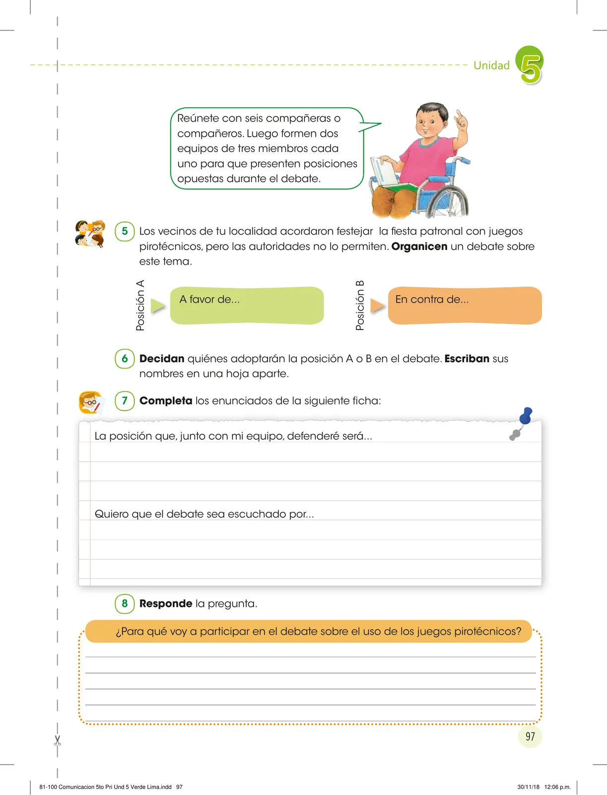 Miniatura página 99 de Comunicación : cuadernillo de trabajo 5 · 2018