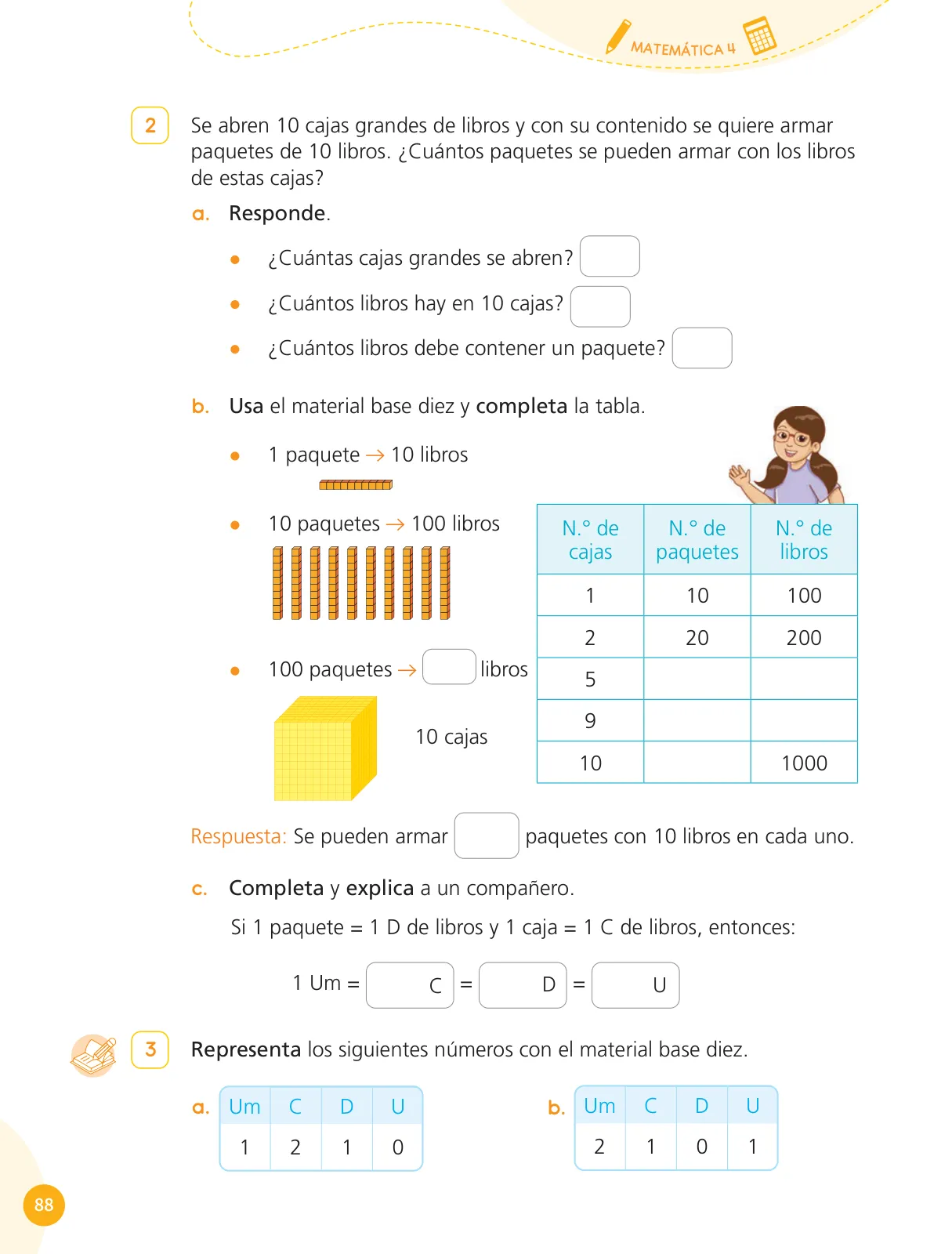 Página 90 de Cuadernillo de Matemática 4, cuarto grado de Primaria · 2023