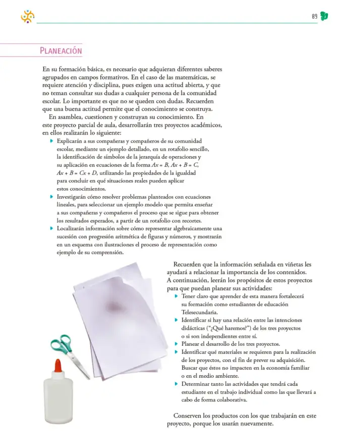 Página 90 de Colección Ximhai. Nuestro libro de Proyectos. Tomo III. Libro de Educación Telesecundaria Grado 1° Ciclo Escolar 2025 - 2026