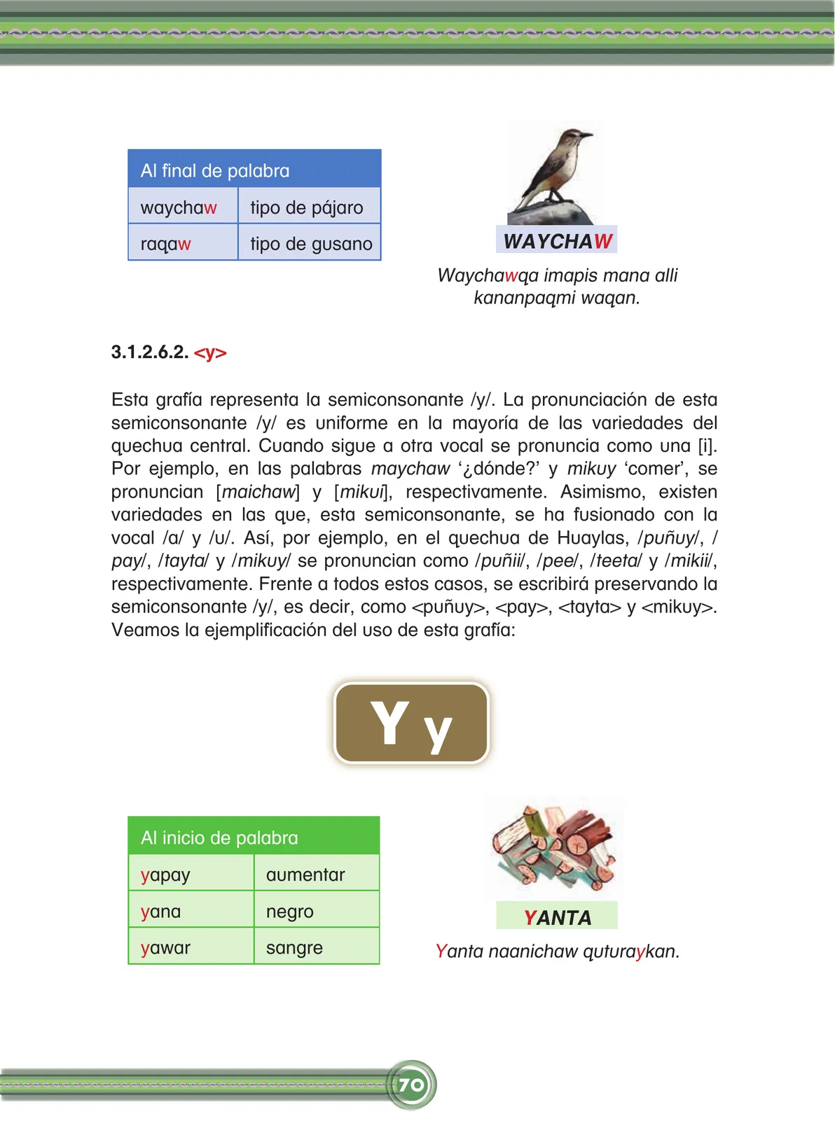 Miniatura página 72 de Chawpin qichwata alli qillqanapaq maytu = Manual de escritura quechua central · 2020