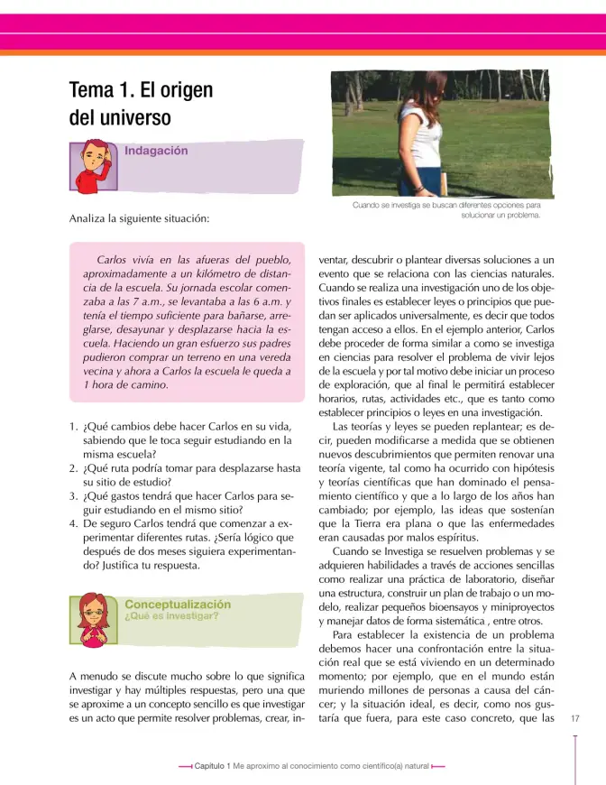 Página 17 de Ciencias Naturales 8° · Secundaria Activa
