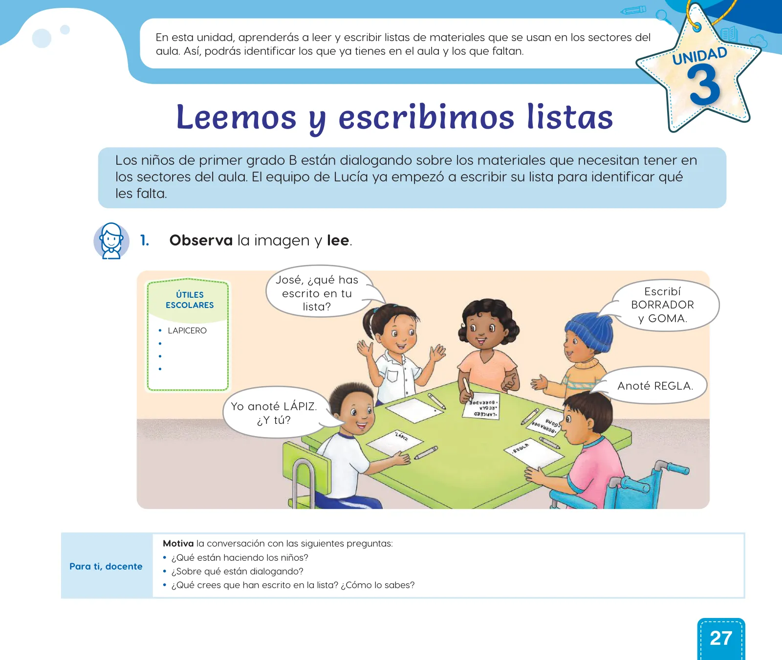 Miniatura página 29 de Cuadernillo de Comunicación 1. Primer grado de Primaria · 2024