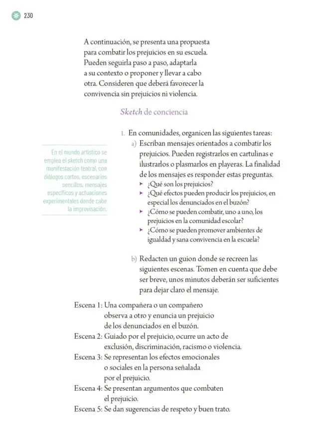 Página 233 de Proyectos Escolares. Libro de Educación Primaria Grado 6° Ciclo Escolar 2025 - 2026