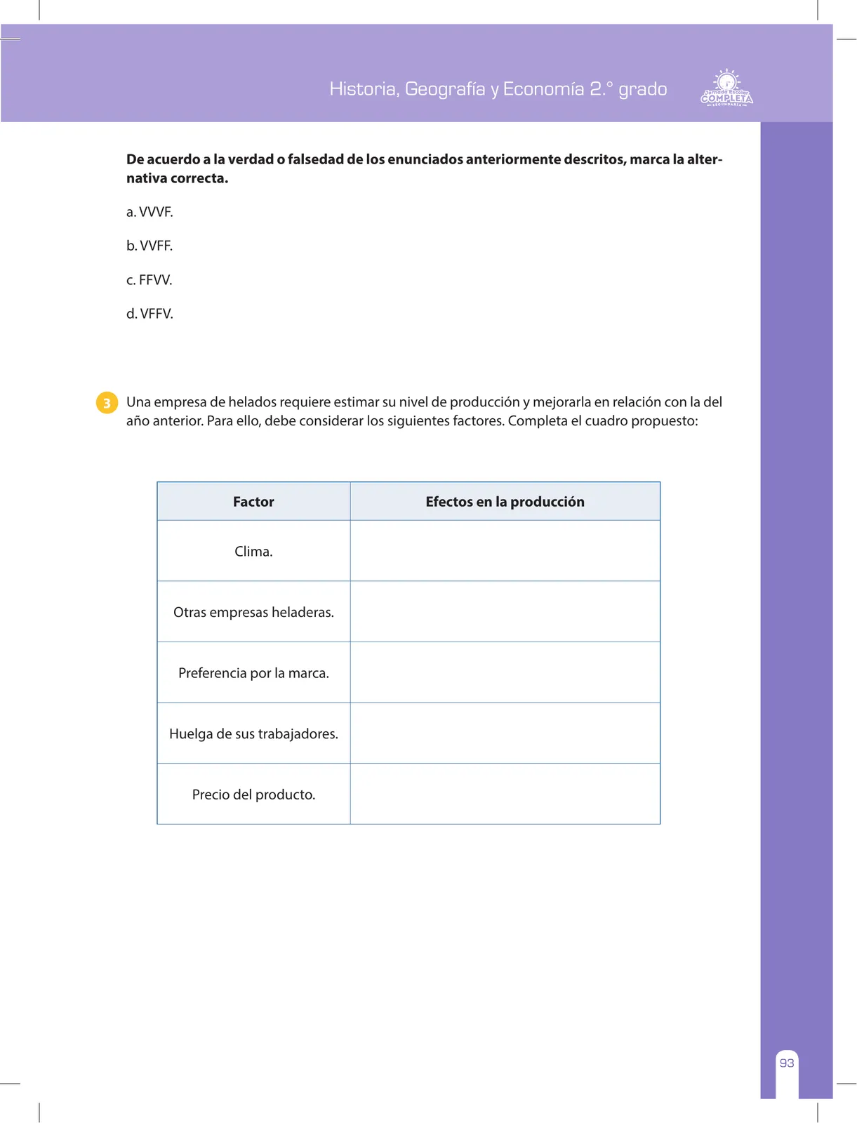 Página 93 de Historia, Geografía y Economía 2 : cuaderno de reforzamiento pedagógico - JEC ﻿ · 2016