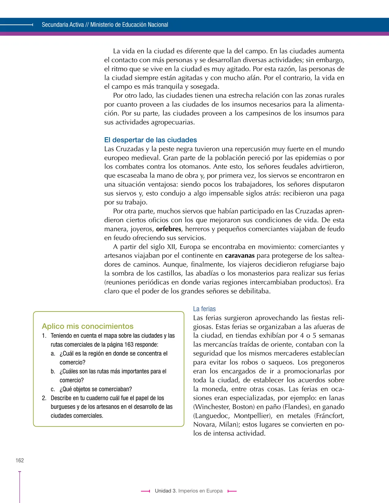 Miniatura página 162 de Ciencias Sociales 7° · Secundaria Activa
