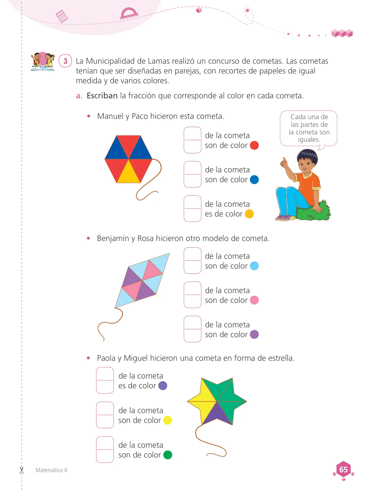 Miniatura página 67 de Matemática 4 : cuaderno de trabajo para cuarto grado de Educación Primaria 2019 · 2019