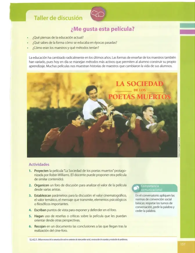 Página 157 de Lengua Y Literatura 8° · Egb 8 Lengua Y Literatura 2025 · 2025