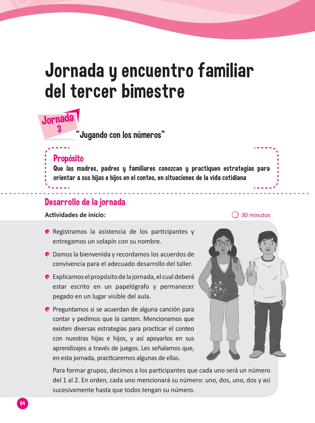 Página 66 de Guía para el trabajo docente con las familias del ciclo III de Primaria · 2016