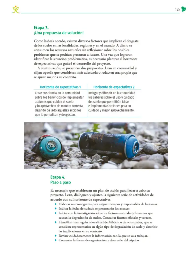Página 166 de Colección Ximhai. Nuestro libro de Proyectos. Tomo II. Libro de Educación Telesecundaria Grado 1° Ciclo Escolar 2025 - 2026