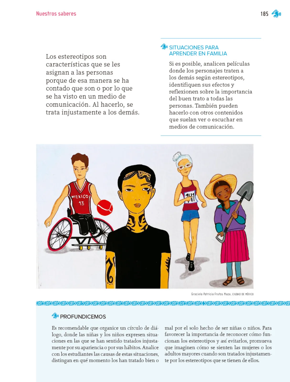 Página 186 de Nuestros saberes: Libro para alumnos, maestros y familia. Libro de Educación Primaria Grado 1° Ciclo Escolar 2025 - 2026