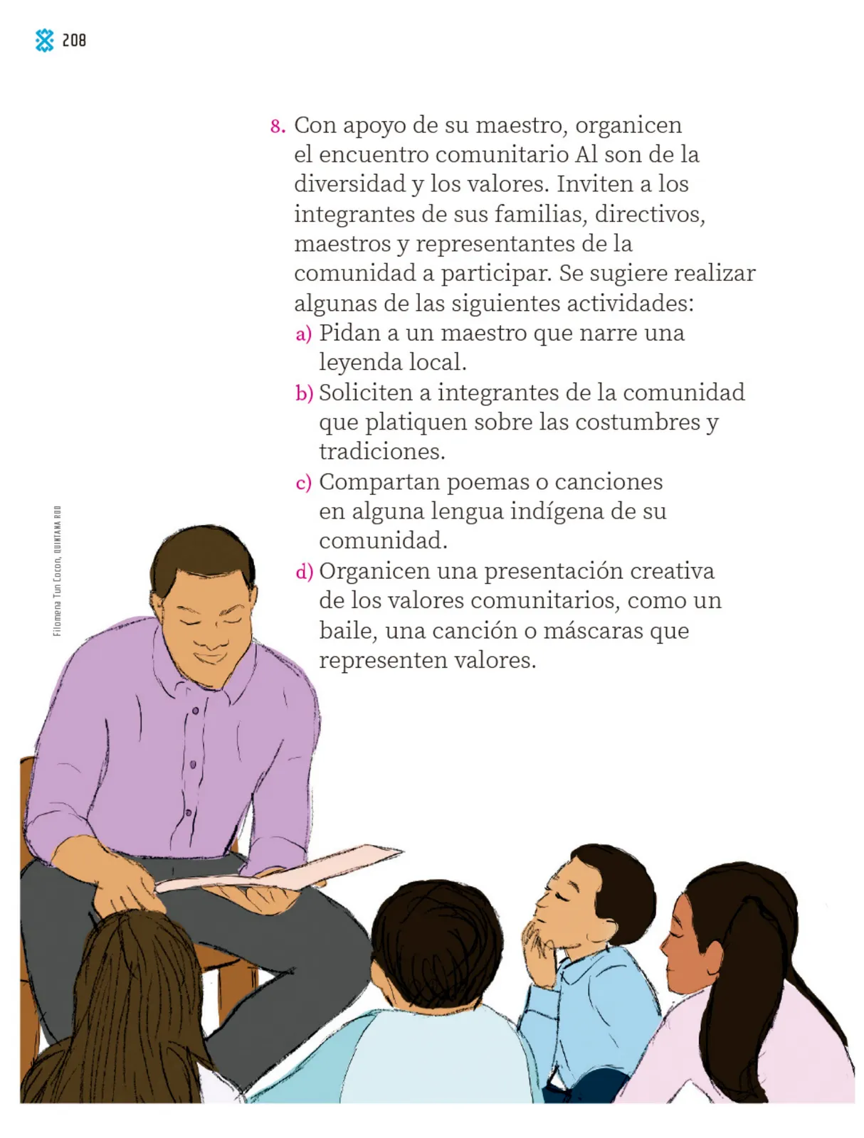 Página 209 de Proyectos Comunitarios. Libro de Educación Primaria Grado 1° Ciclo Escolar 2025 - 2026