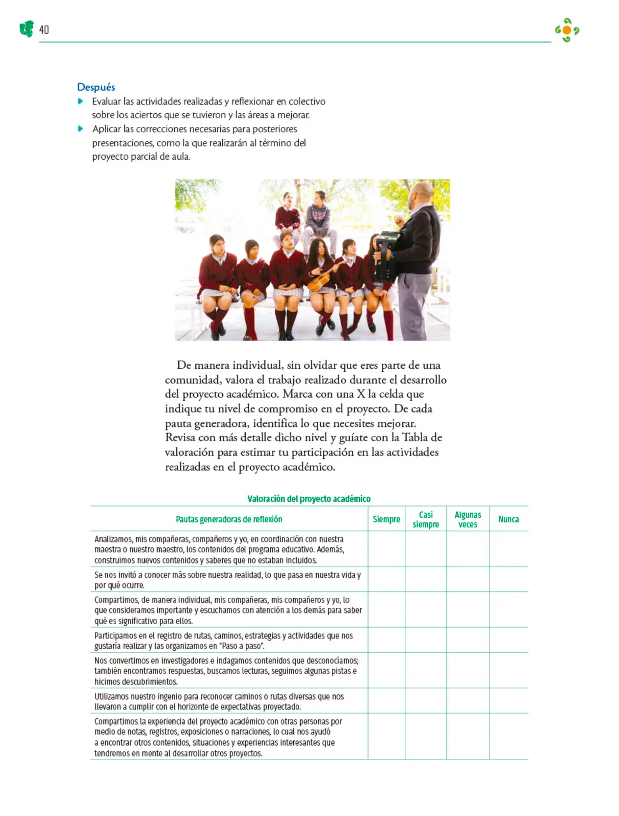 Miniatura página 41 de Colección Nanahuatzin. Nuestro libro de Proyectos.  Tomo II.  Libro de Educación Telesecundaria Grado 3°  Ciclo Escolar 2025 - 2026