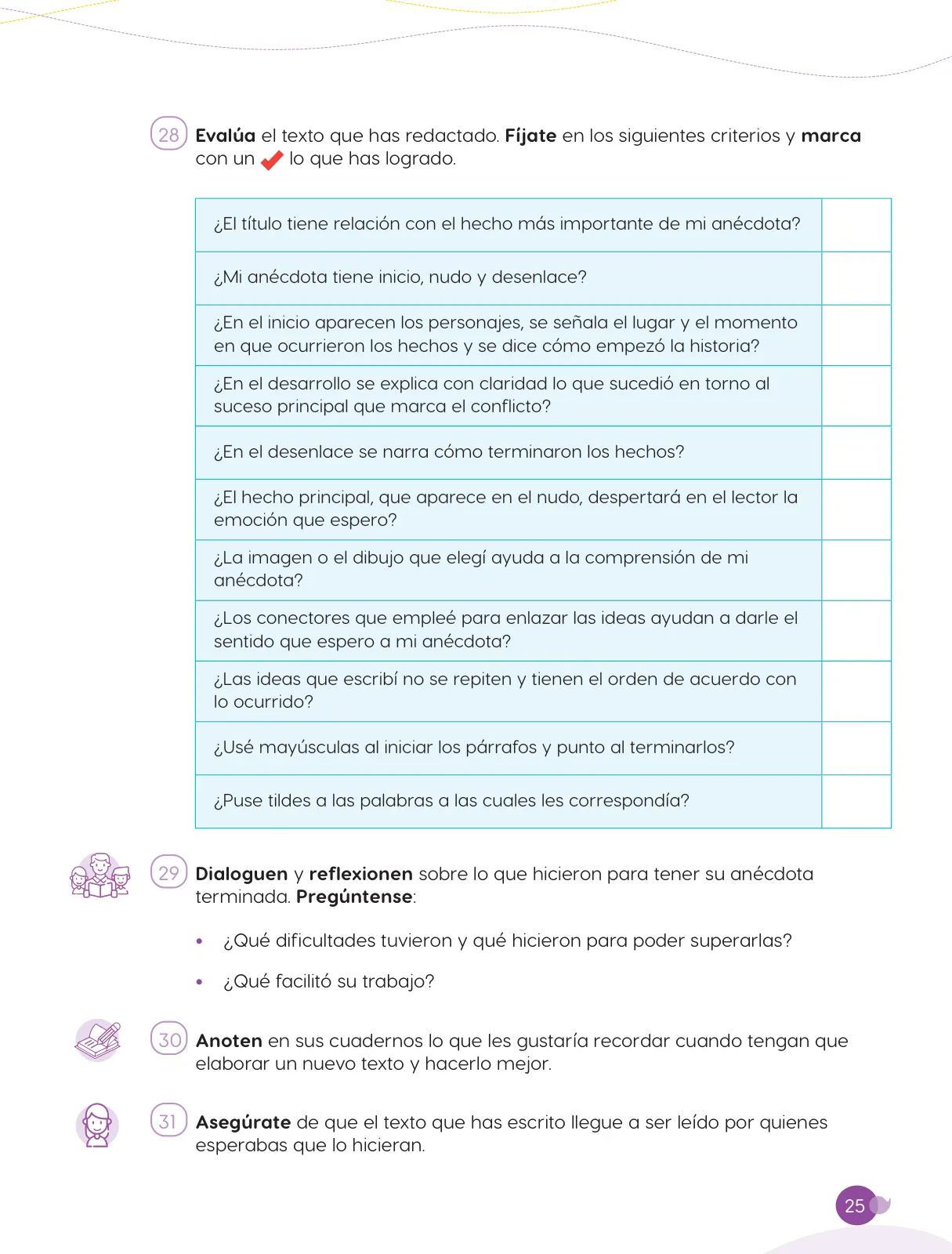 Página 27 de Cuadernillo de Comunicación 6, sexto grado de Primaria · 2023