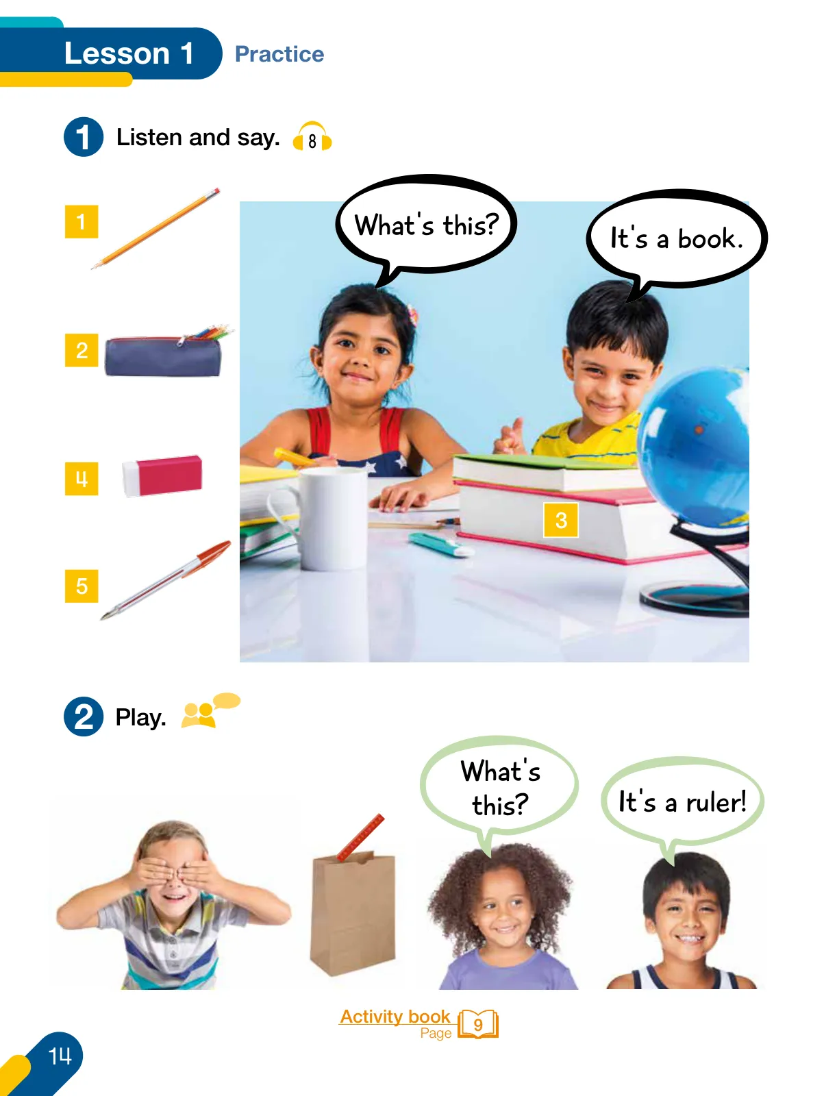 Miniatura página 16 de Inglés – Primero Básico | Student’s Book MINEDUC – Descargar PDF · 2024
