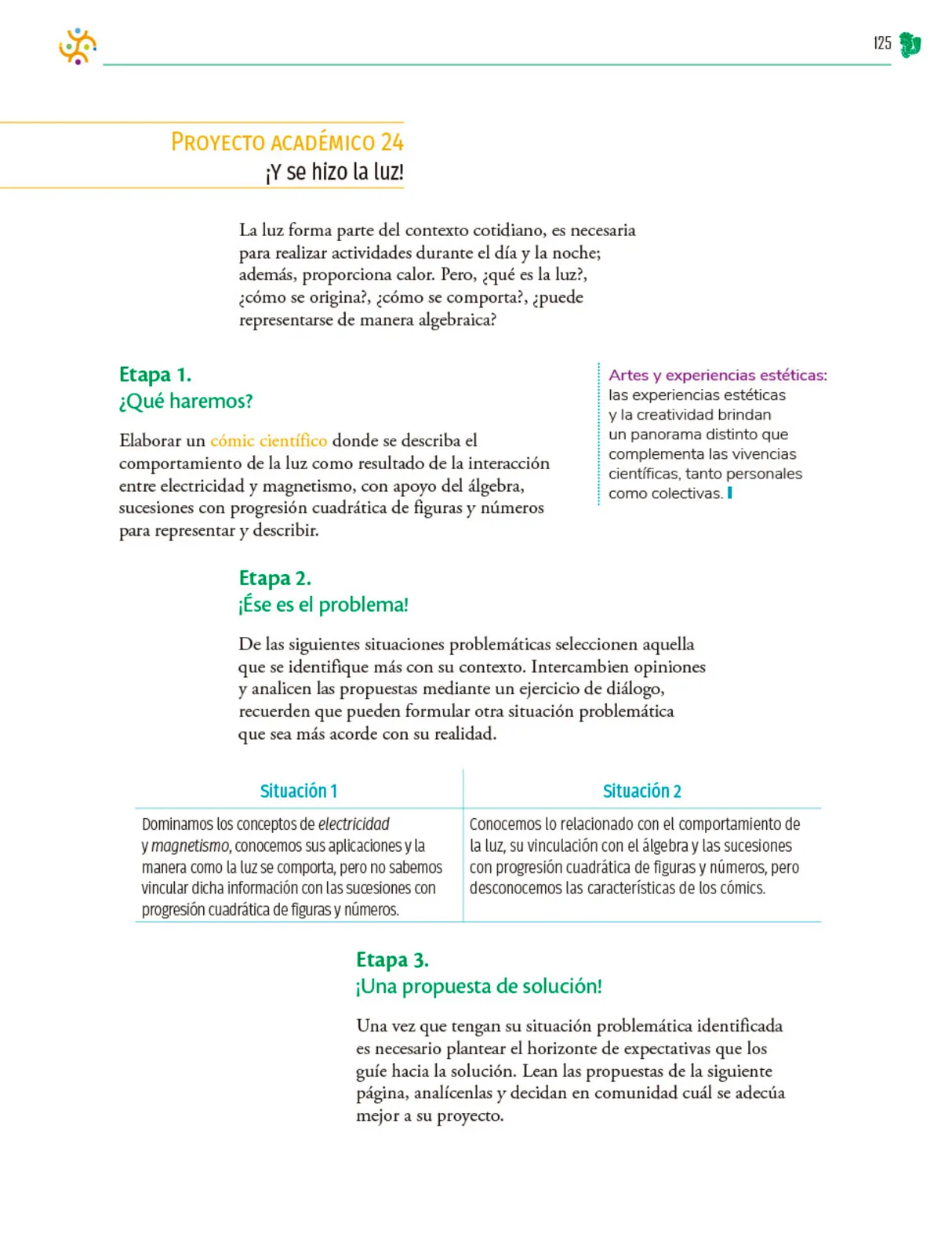 Miniatura página 126 de Colección Sk´asolil. Nuestro libro de Proyectos.  Tomo II.  Libro de Educación Telesecundaria Grado 2°  Ciclo Escolar 2025 - 2026