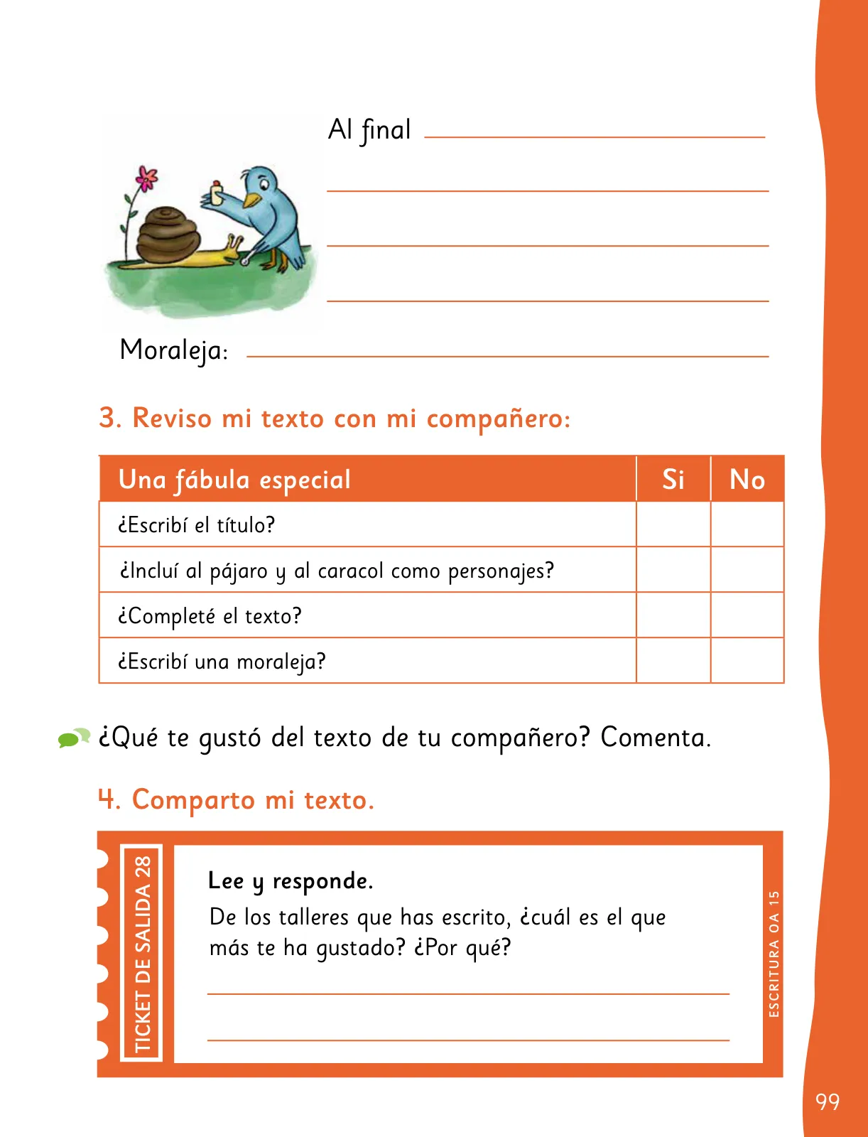 Página 101 de Lenguaje y Comunicación – Segundo Básico – Texto del Estudiante MINEDUC – Descargar PDF · 2024