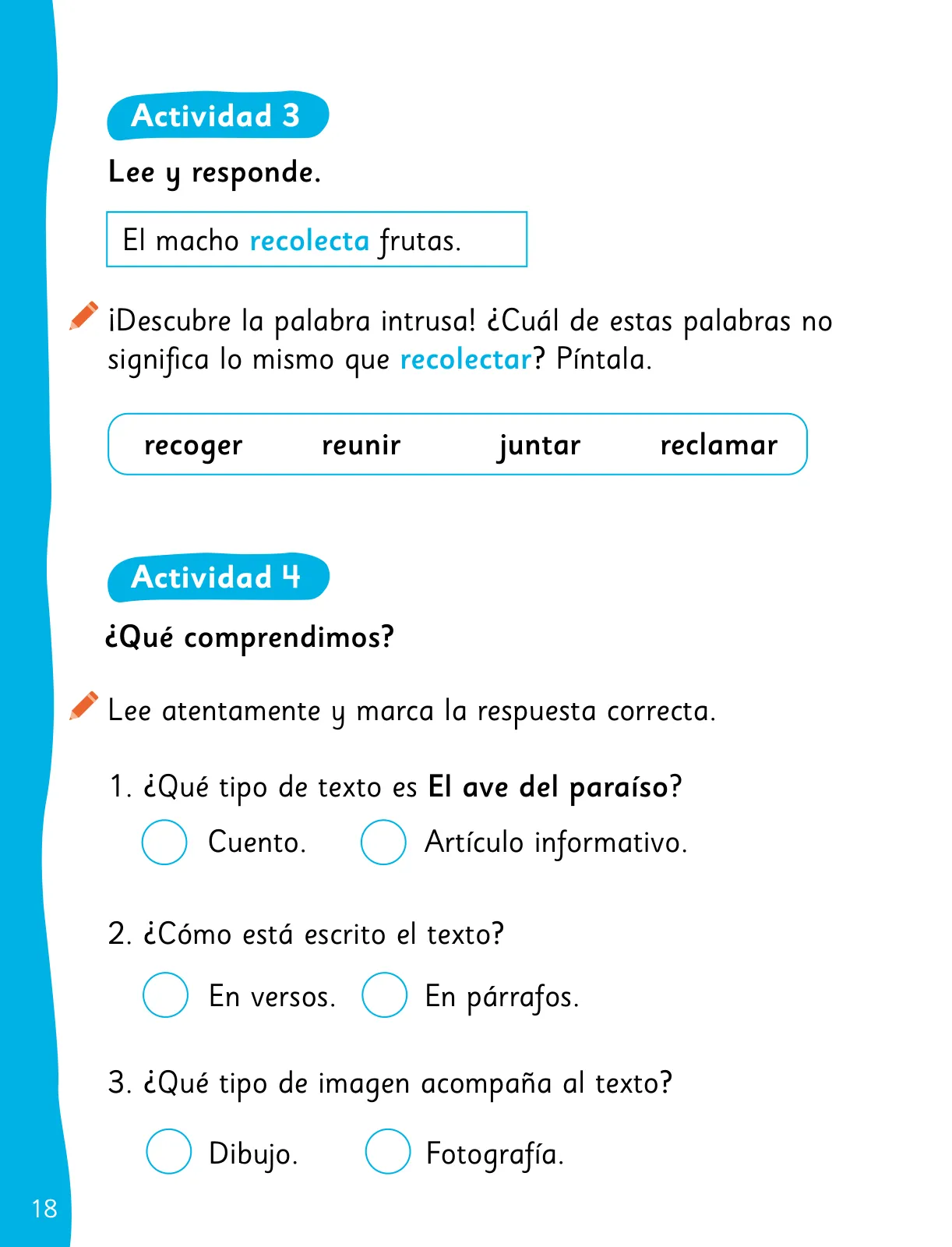 Página 20 de Lenguaje y Comunicación – Segundo Básico – Texto del Estudiante MINEDUC – Descargar PDF · 2024
