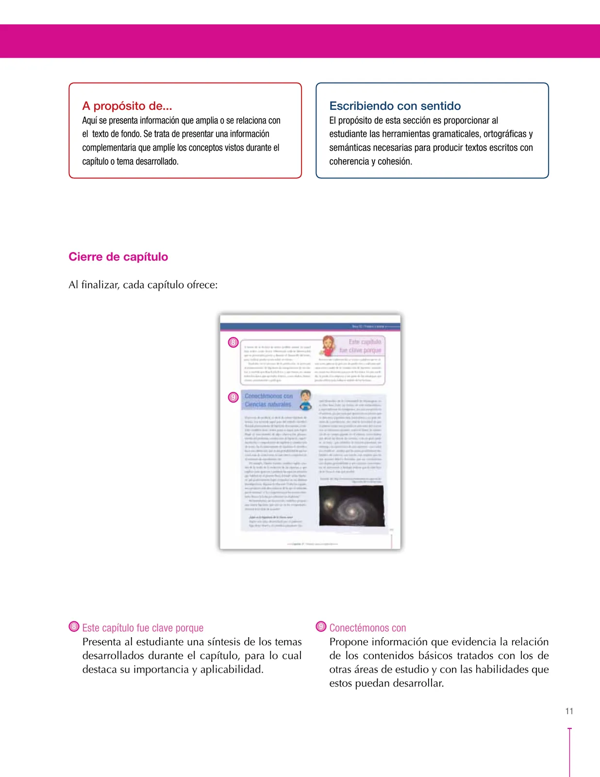 Miniatura página 11 de Lenguaje 6° · Secundaria Activa