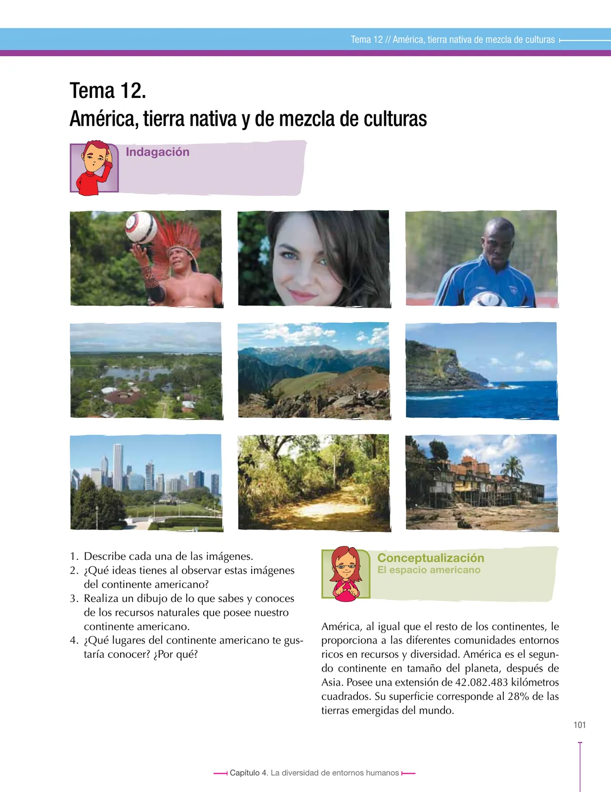 Miniatura página 101 de Ciencias Sociales 6° · Secundaria Activa