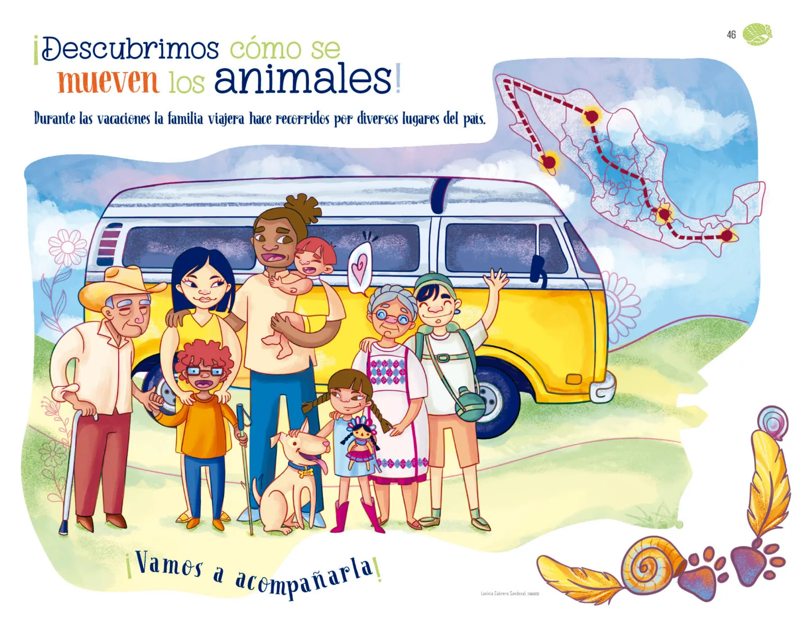 Miniatura página 47 de Explorar e imaginar con mi libro de Preescolar.   Libro de Educación Preescolar Grado 1°  Ciclo Escolar 2025 - 2026