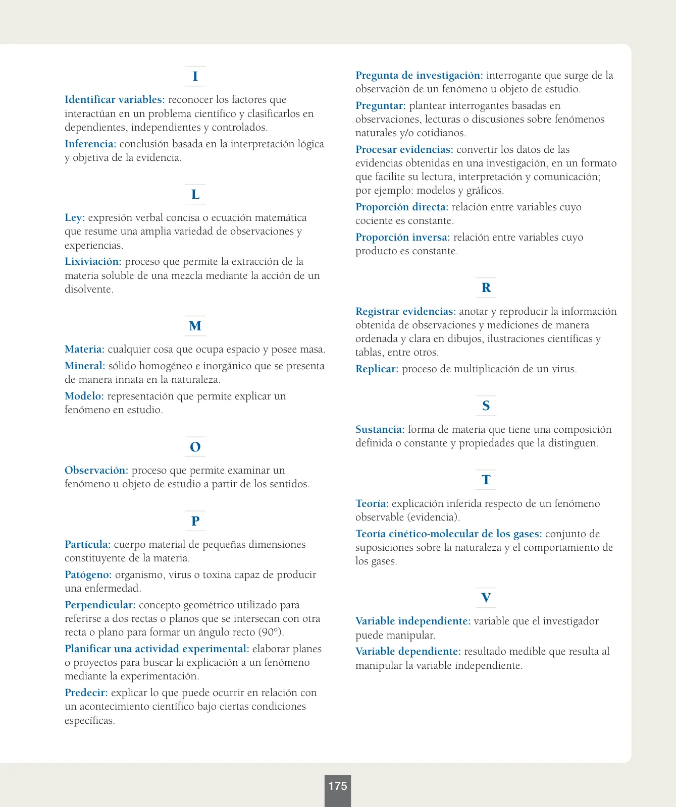 Página 176 de Ciencias Naturales – Séptimo Básico | Texto del Estudiante MINEDUC – Descargar PDF · 2024