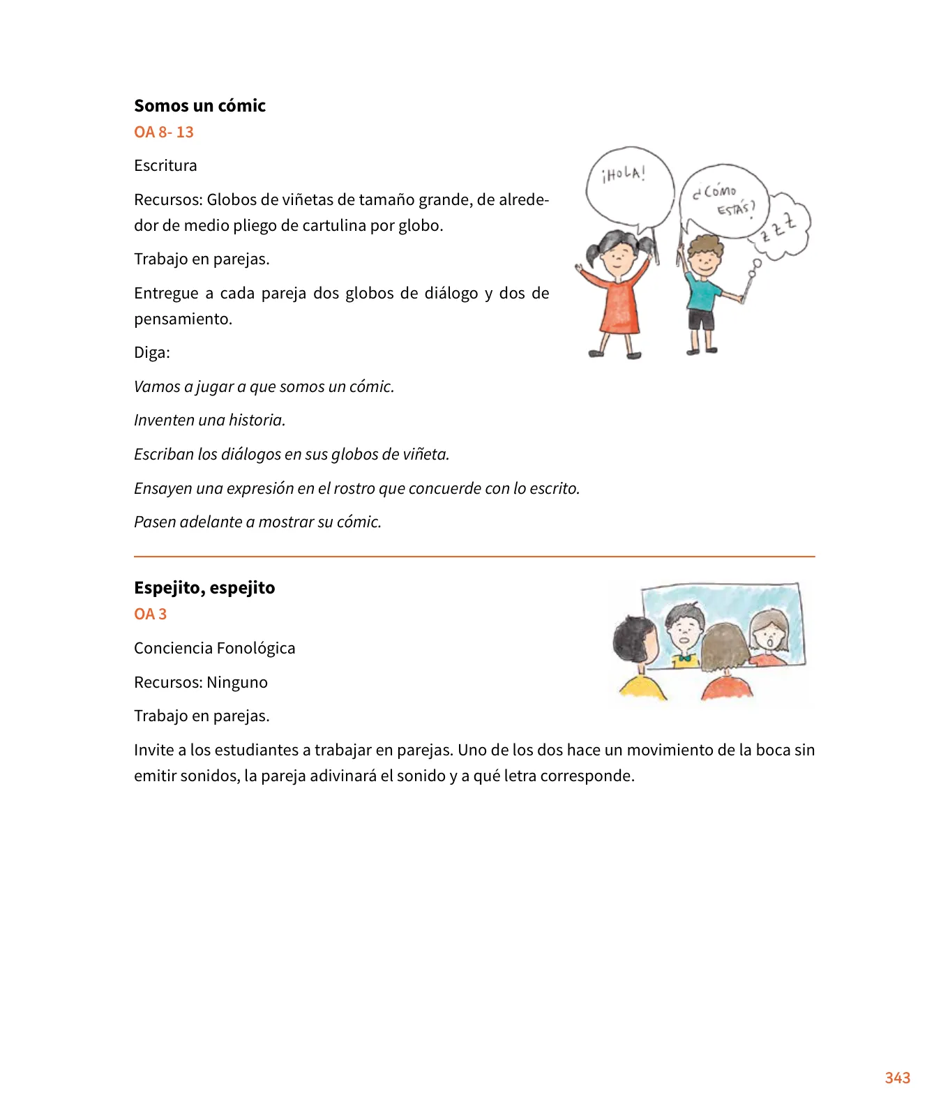 Página 344 de Lenguaje y Comunicación – Primero Básico | Texto del Estudiante MINEDUC – Descargar PDF · 2024