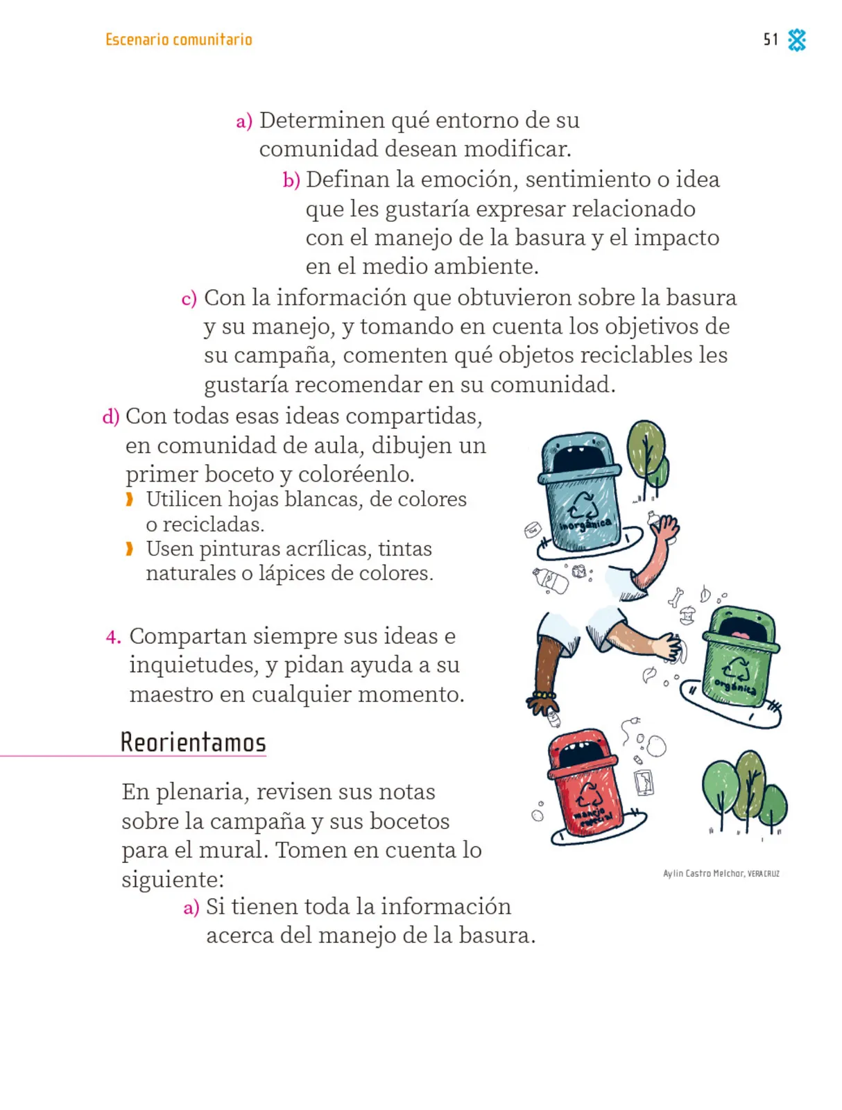 Miniatura página 52 de Proyectos Comunitarios.   Libro de Educación Primaria Grado 1°  Ciclo Escolar 2025 - 2026